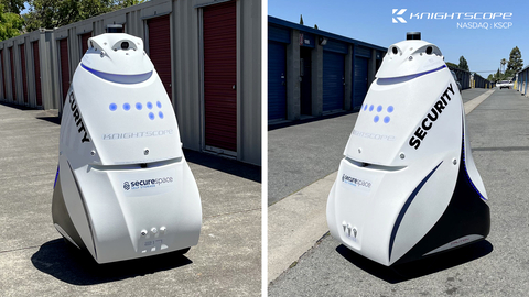 Two New Knightscope K5 Deployments in Self Storage (Graphic: Business Wire)