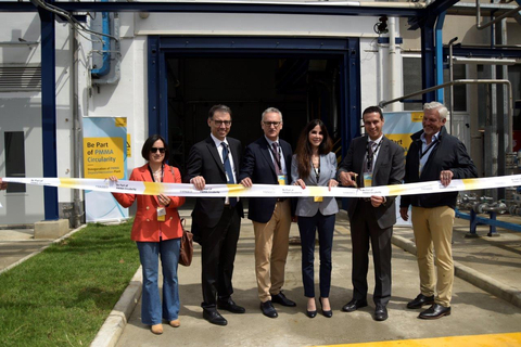Community event celebrating the opening of the new PMMA Depolymerization pilot facility in Rho, Italy. (Photo: Business Wire)