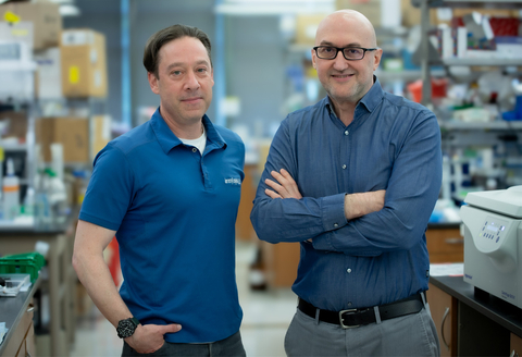 Drs. Jeremy L. Koppel (left) and Jesus J. Gomar from the Feinstein Institutes for Medical Research published the new Alzheimer’s disease research in JAMA Psychiatry. (Credit: Feinstein Institutes)