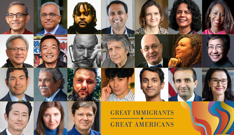 Meet the 2024 Class of #GreatImmigrants from Carnegie Corporation of New York. (Photo: Business Wire)