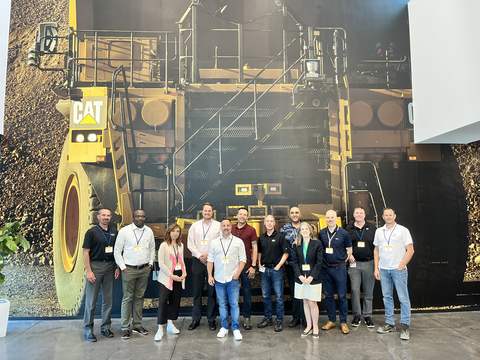 Caterpillar, NMG and Toromont representatives at Caterpillar’s Tuscon Mining Center as part of a two-day on-site visit. (Photo: Business Wire)