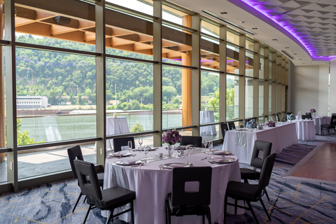 Rivers Casino Pittsburgh renovations include the newly opened Bridges Ballroom. Photo credit: Alex Sparn for Rivers Casino Pittsburgh.