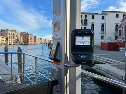 Conduent validator in Venice (Credit - AVM)