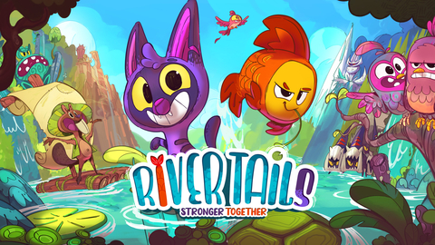 River Tails: Stronger Together is Releasing Today (July 4th) to Nintendo Switch! Stronger Together! If you're looking for a colorful tale of epic adventure, look no further! River Tails: Stronger Together is a two-player co-op action adventure in which each player takes on the role of either Furple, the innocent and happy-go-lucky cat, or Finn, the moody fish. As each player controls their respective character, embark on a richly animated river adventure full of lush nature and even some not so friendly enemies. Both in a tricky situation, the two combine their different skill sets and face adventure together. Cooperating consistently with another player isn't easy, but how about inviting a friend, family member, or significant other to join and play? *Online co-op patch news coming soon. (Graphic: Business Wire)