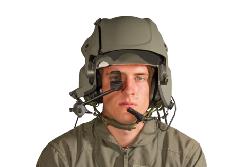 Vision Products’ SA-62/H color HMD for Apache training and flight with a large 53 degree field of view. (Photo: Business Wire)