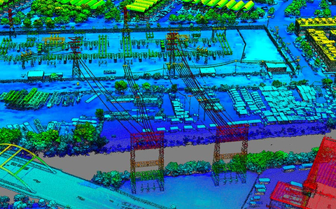 Example of Geiger-mode lidar point cloud provided by VeriDaaS. The acquisition of the photon counting lidar technology along with value added product generation is a significant step forward for Sanborn. (Photo: Business Wire)