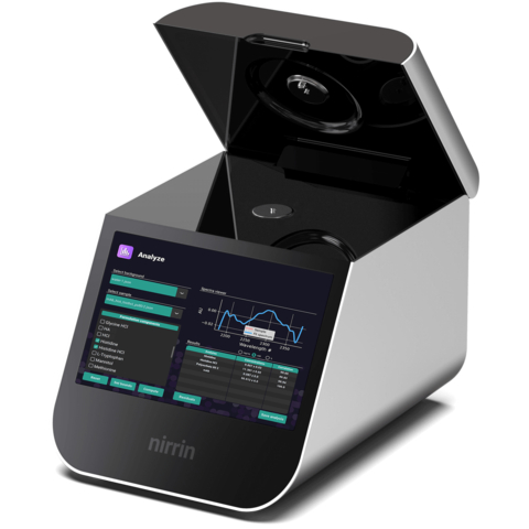 Nirrin Technologies' Atlas system delivers critical data on buffer components and product titer in one minute at the point of sampling, giving biopharma quantitative, actionable data to take control of their bioprocesses (Photo: Business Wire)