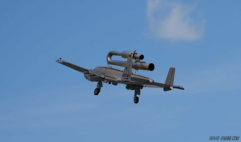 Wave Engine Corp.'s Scitor-D (“Demonstrator”) Aircraft mid-flight. (Photo: Business Wire)