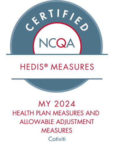 Cotiviti’s Quality Intelligence Earns NCQA Certified Measures Status for HEDIS Measurement Year (MY) 2024 (Graphic: Business Wire)