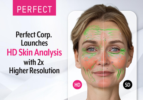 Perfect Corp. Announces New Upgraded HD AI Skin Analysis Solution, Empowering Hyper-Personalized Skincare Recommendations (Graphic: Business Wire)