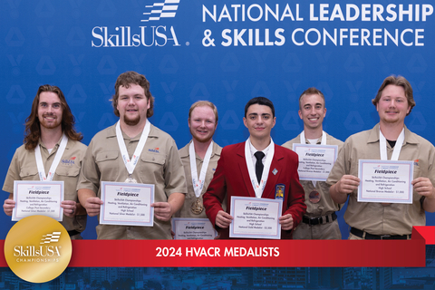 Scholarships were awarded to students who achieved top rankings in their respective categories at the NLSC, reflecting their dedication and skills in the HVACR trade. (Photo: Business Wire)