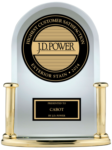 Cabot® Ranked No. 1 in Customer Satisfaction for Exterior Stain by J.D. Power Award (Photo: Business Wire)