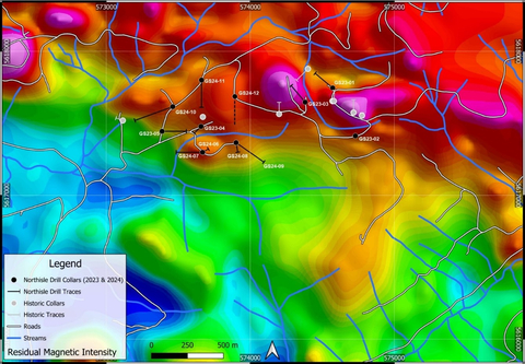 Figure 4: West Goodspeed 2024 Survey Showing Residual Magnetic Intensity (Photo: Business Wire)