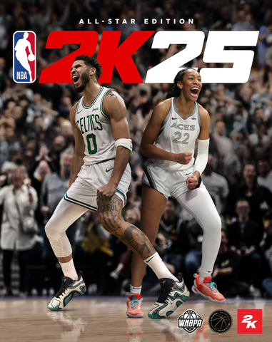 Today, 2K unveiled that five-time NBA All-Star Boston Celtics Forward and reigning NBA Champion Jayson Tatum will be the cover athlete for the NBA® 2K25 Standard Edition. Tatum will be featured alongside the back-to-back WNBA Champion, two-time WNBA MVP and six-time WNBA All-Star Las Vegas Aces Forward, A’ja Wilson as dual cover athletes for the NBA® 2K25 All-Star Edition. Wilson will also grace the cover of the NBA® 2K25 WNBA Edition, a GameStop Exclusive Physical Edition available in the US and Canada. The 2024 Naismith Memorial Basketball Hall of Fame Inductee, eight-time All-Star and two-time All-NBA Team and NBA dunk contest legend, Vince Carter, will be featured on the cover of the NBA 2K25 Hall of Fame Edition. NBA 2K25 will be available on September 6th on PlayStation®5 (PS5®), PlayStation®4 (PS4®), Xbox Series X|S, Xbox One, PC and Nintendo Switch. (Photo: Business Wire)