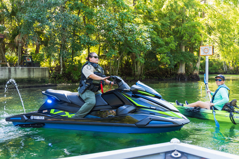 The Yamaha U.S. Marine Business Unit donated two Yamaha WaveRunners to the Florida Fish and Wildlife Commission (FWC) to enhance enforcement of the Weeki Wachee Springs Protection Zone, which prohibits beaching, mooring, anchoring and grounding of vessels on the spring run of the Weeki Wachee River. (Photo: Business Wire)