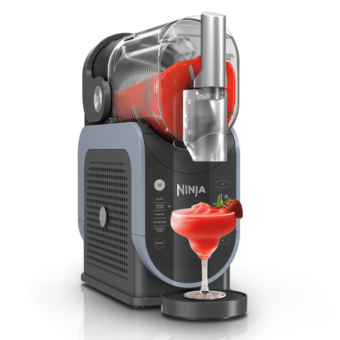 SharkNinja®, Inc. (NYSE: SN), a global product design and technology company and creator of the viral Ninja® CREAMI®, disrupts the frozen treat market once again with the launch of the new Ninja SLUSHi™ Professional Frozen Drink Maker. (Photo: Business Wire)