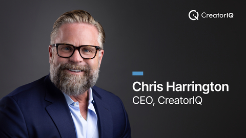 CreatorIQ, the industry-leading creator marketing software for global brands and agencies, announced it’s hiring web analytics and marketing software pioneer Chris Harrington as CEO. (Photo: Business Wire)