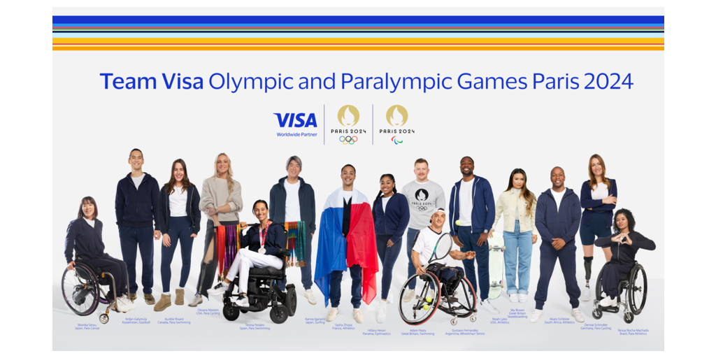 Visa、パリ2024オリンピック・パラリンピック競技大会を祝し、さらなるTeam Visaの選手と、ファンが参加できる体験施策を発表