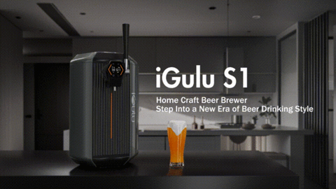 After adding the ingredients and setting the program, leave the rest to the iGulu Smart Brewing System. (Photo: Business Wire)