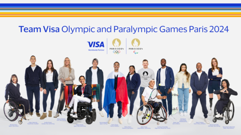 original Team Visa Olympic and Paralympic Games Paris 2024 (Photo: Business Wire)