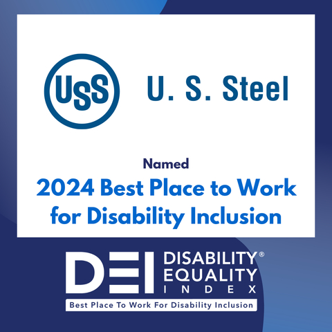 U. S. Steel Recognized as a “Best Place to Work for Disability Inclusion” with Top Disability Equality Index® Score (Photo: Business Wire)
