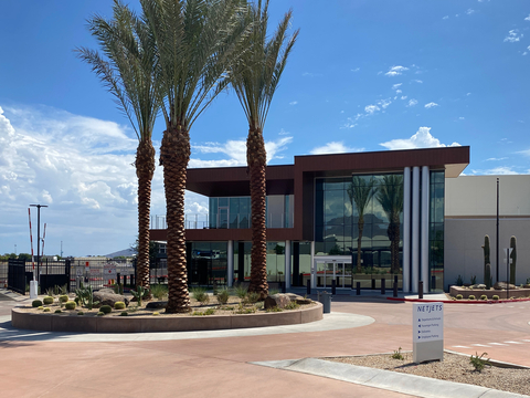 This summer, NetJets will open its new space in Scottsdale, featuring an exclusive-use FBO and its first new-build NetJets Service Hub™. (Photo: NetJets)  