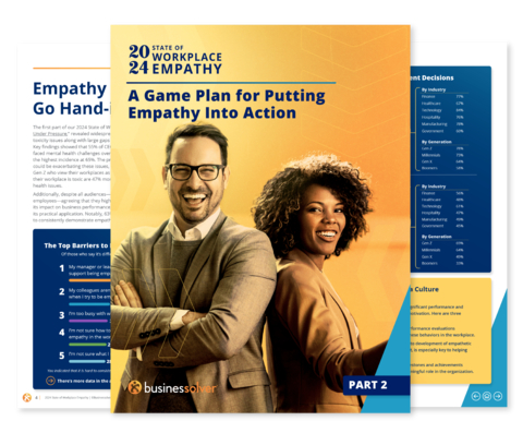 Businessolver's 2024 State of Workplace Empathy Report: A Game Plan for Putting Empathy Into Action (Graphic: Business Wire)