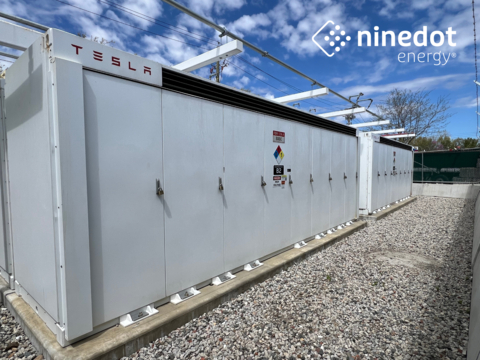 NineDot Energy battery site in the Northeast Bronx (Photo: Business Wire)