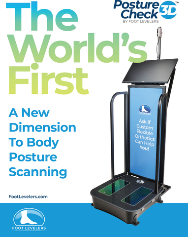 The world’s first chiropractic head-to-toe technology solution. Foot Levelers Introduces the New Posture Check 3D™. (Photo: Business Wire)