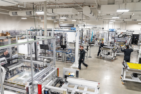 Photo: Archer’s high-volume battery pack manufacturing line in San Jose, CA (Photo: Business Wire)