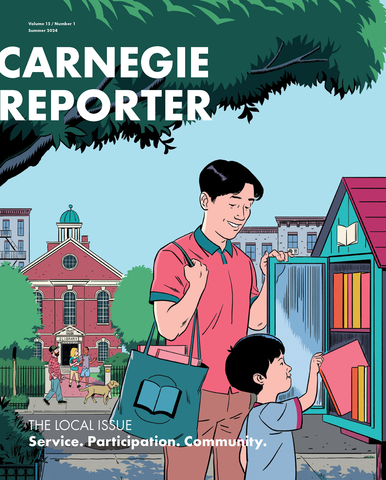 The cover of the Summer 2024 edition of Carnegie Reporter magazine. (Graphic: Business Wire)