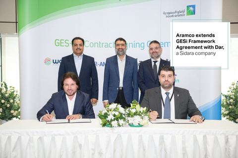 Aramco extends GESi framework agreement with Dar (Photo: AETOSWire)