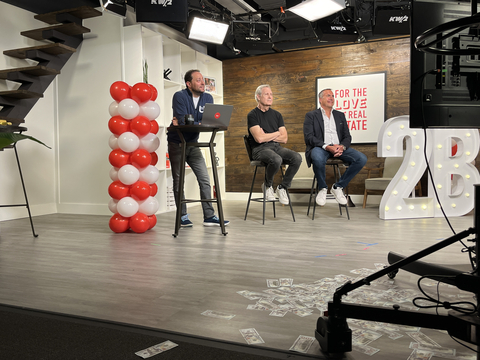 original On Monday, July 22, at 11 a.m. central time, (L-R) Jason Abrams, head of industry and learning, Gary Keller, executive chairman, and Mark Willis, CEO and president of KW, celebrated the milestone in profit share moment with top leaders from KW’s market centers in the United States and Canada via the weekly-held Growth Call. (Photo: Business Wire)