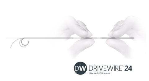 DRIVEWIRE 24 redefines interventional access by providing an active deflectable tip that controls and steers a range of catheters directly to the target vessels. Whereas conventional access devices are reactive and rely on external forces to reach their target, DRIVEWIRE's active technology selects turns on-demand and handles the complexity of navigating the vascular highway with ease. (Graphic: Business Wire)