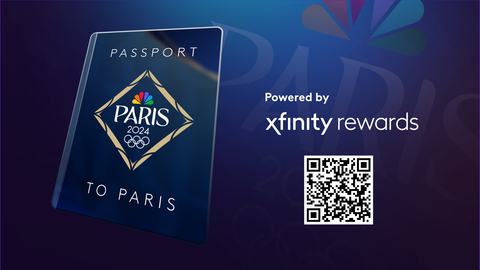 “Passport to Paris” is accessible through the Xfinity X1 TV platform or by scanning a QR code on their smartphone. (Photo: Business Wire)