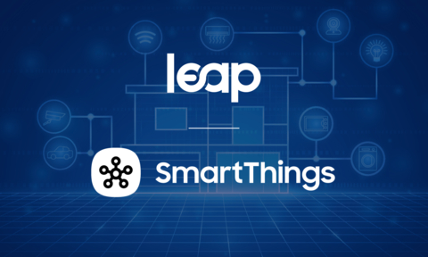 Leap and Samsung SmartThings (Graphic: Business Wire)