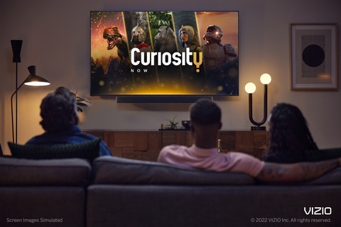 Find Curiosity Now on channel #1272 in the History + Documentary section of the VIZIO WatchFree+ programming guide. (Photo: Business Wire)