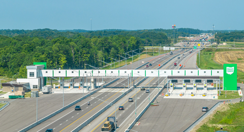 Westgate toll plaza (Credit: Ohio Turnpike and Infrastructure Commission)