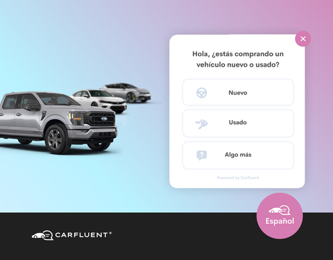 Carfluent is an AI-driven software that creates bilingual vehicle listings for dealerships seeking broader audiences. (Photo: Business Wire)