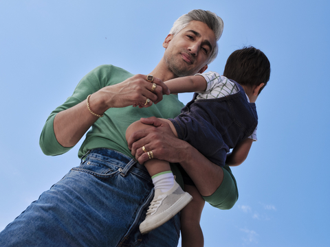 original Tan France, entertainer, TV host and father of two, joins forces with Bobbie, the mom-led organic infant formula company to advocate for Paid Leave for all. (Photo: Business Wire)
