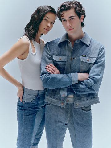 To create the collection, Wrangler revived discarded denim and transformed it into apparel tough enough to stand the test of time that can be repurposed and re-loved, providing consumers the opportunity to buy better. (Photo: Business Wire)