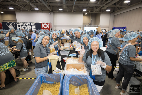 Nu Skin volunteers packed more than 550,000 healthy meals (Photo: Business Wire)