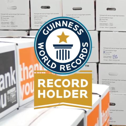 Nu Skin Sets New GUINNESS WORLD RECORDS™ Title for the Most People Packing Meal Kits in 24 Hours (Graphic: Business Wire)
