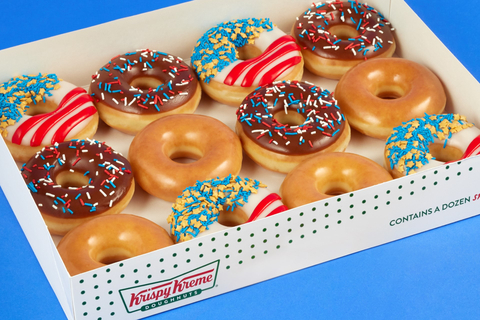 Krispy Kreme also introduces Go USA Collection perfect for cheering on athletes. (Photo: Business Wire)