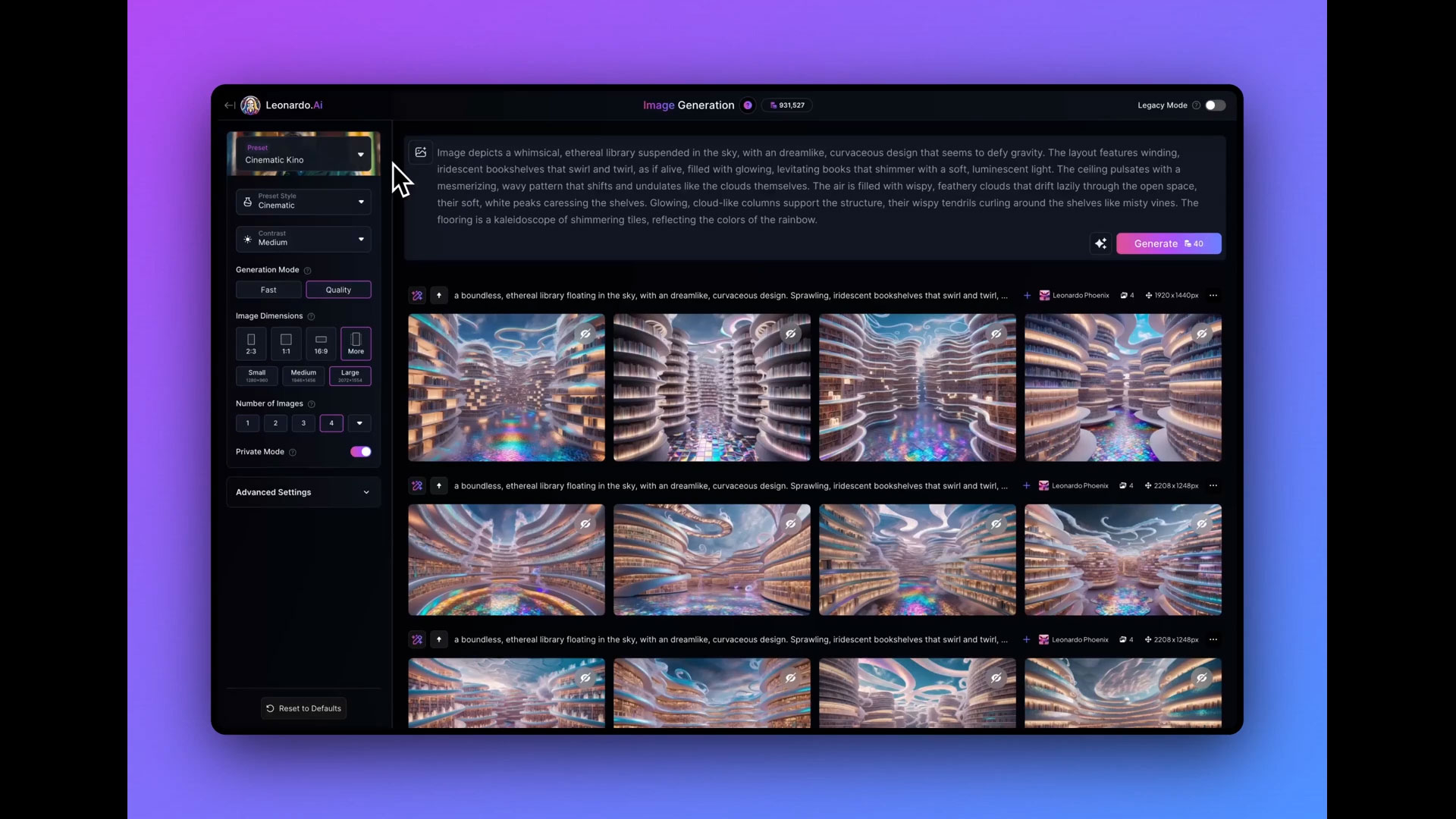 thumbnail Leonardo.AI’s image generation tool