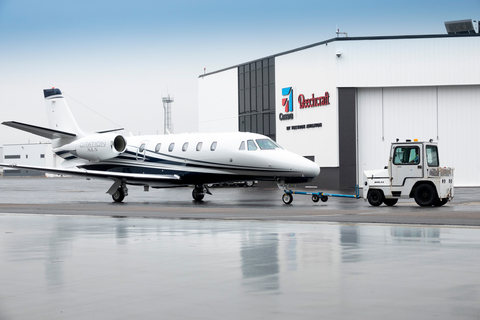 Textron Aviation?announced the expansion of its service offerings to include a new standard repair process for Cessna Citation 560XL series aircraft main landing gear (MLG). Photo credit: Textron Aviation