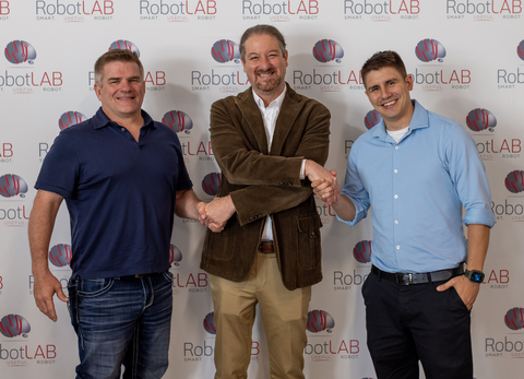 RobotLAB Expands Best-In-Class Robotics Business Solutions to Houston. Left to right: Eric Edwards, Elad Inbar and Keith Edwards (Photo: Business Wire)