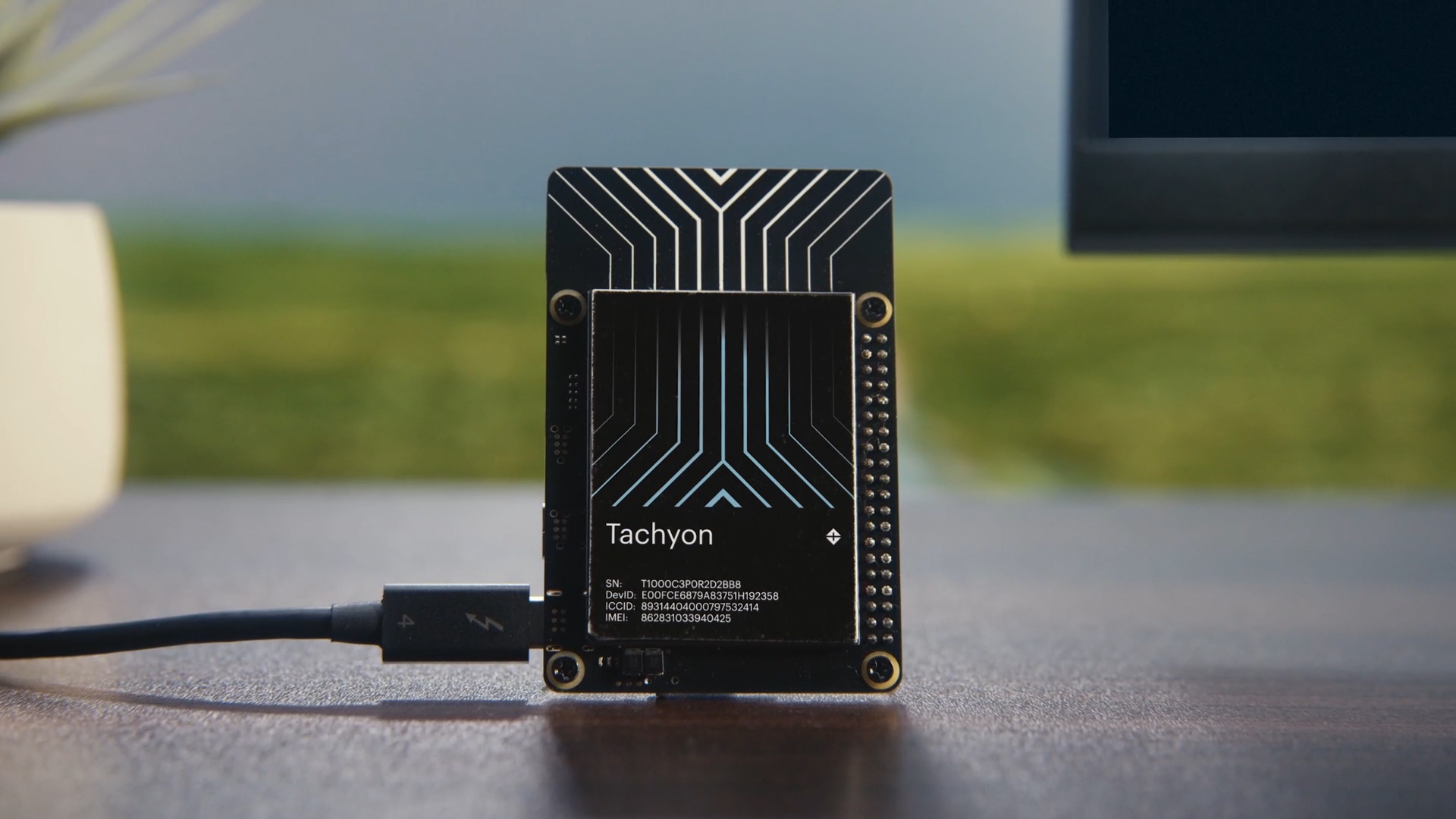 A commercial introducing Particle's new Tachyon single-board computer (SBC), the first 5G, AI-enabled SBC on the market.