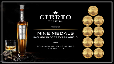 Cierto Tequila Named Best Extra Añejo at the 2024 New Orleans Spirits Competition (Photo: Business Wire)