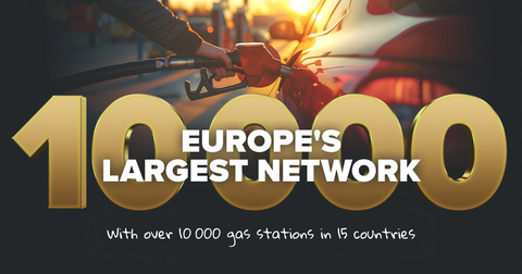 PACE Telematics Surpasses the 10,000 Mark and Becomes Europe's Largest Gas Station Network. (Graphic: Business Wire)